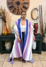 Load image into Gallery viewer, Butterfly Babe Multi-Colored Knit Maxi Cardigan