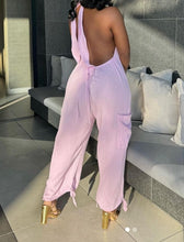 Load image into Gallery viewer, Paradise Double Gauze Halter Jumpsuit
