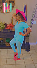 Load image into Gallery viewer, 24/7 Chill Set (2pcs Short Sleeve Leggings Set)- Multiple Colors Available