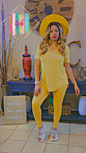 Load image into Gallery viewer, 24/7 Chill Set (2pcs Short Sleeve Leggings Set)- Multiple Colors Available