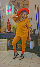 Load image into Gallery viewer, 24/7 Chill Set (2pcs Short Sleeve Leggings Set)- Multiple Colors Available