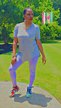Load image into Gallery viewer, 24/7 Chill Set (2pcs Short Sleeve Leggings Set)- Multiple Colors Available