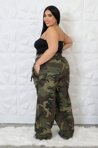 Non-Disclosure Needed - Camo High Waist Pants - Reg & Plus Size