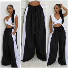 Load image into Gallery viewer, First Place Runner - Super Wide Leg Track Pants