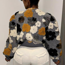 Load image into Gallery viewer, Flower Hour Floral Bomber Jacket