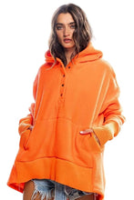 Load image into Gallery viewer, Orange You Glad... Oversized Teddy Bear Hoodie