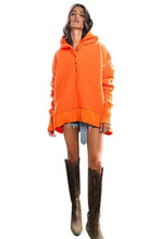 Load image into Gallery viewer, Orange You Glad... Oversized Teddy Bear Hoodie