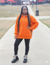 Load image into Gallery viewer, Orange You Glad... Oversized Teddy Bear Hoodie