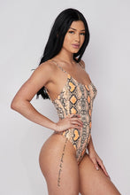Load image into Gallery viewer, He&#39;s HISStory Snake Print Bodysuit