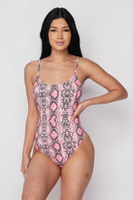 Load image into Gallery viewer, He&#39;s HISStory Snake Print Bodysuit