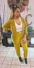 Load image into Gallery viewer, #WOTD 2pcs Waffle of the Day Cardigan and Joggers Set - Reg Size