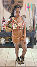 Load image into Gallery viewer, Pecan Dreamz Faux Leather Shorts