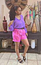 Load image into Gallery viewer, #PinkFriYay FAUX LEATHER SHORTS - Reg Size