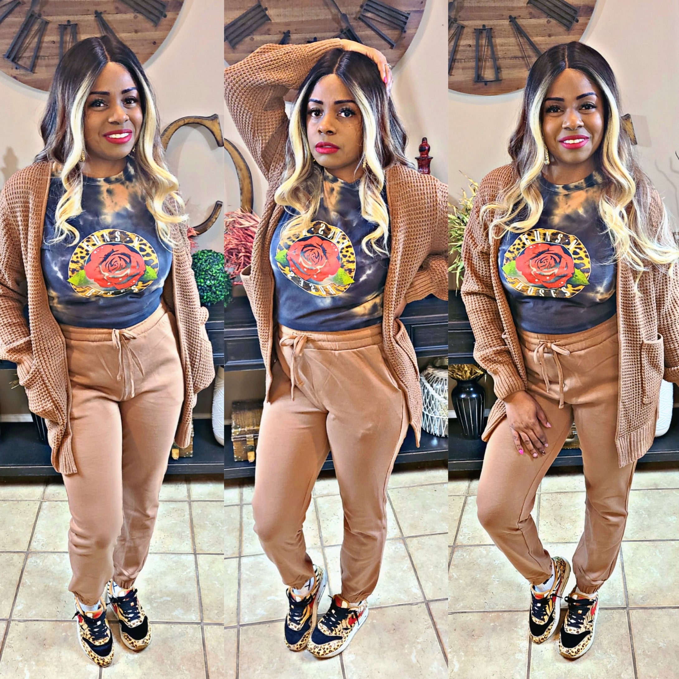 #WOTD 2pcs Waffle of the Day Set - Plus Size